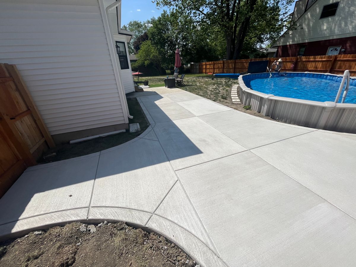 Concrete Slab Construction for Fuentes Concrete Construction in Hammond, IN