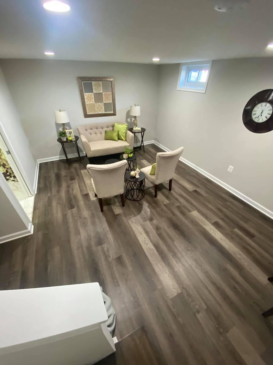 Basement Renovation for RJ General Contractor LLC in Woodbridge, VA
