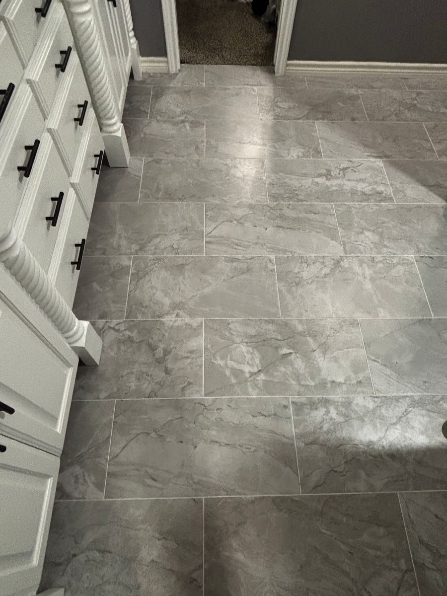 Tile Installations for Hill's Carpet & Remodeling in Odessa, TX
