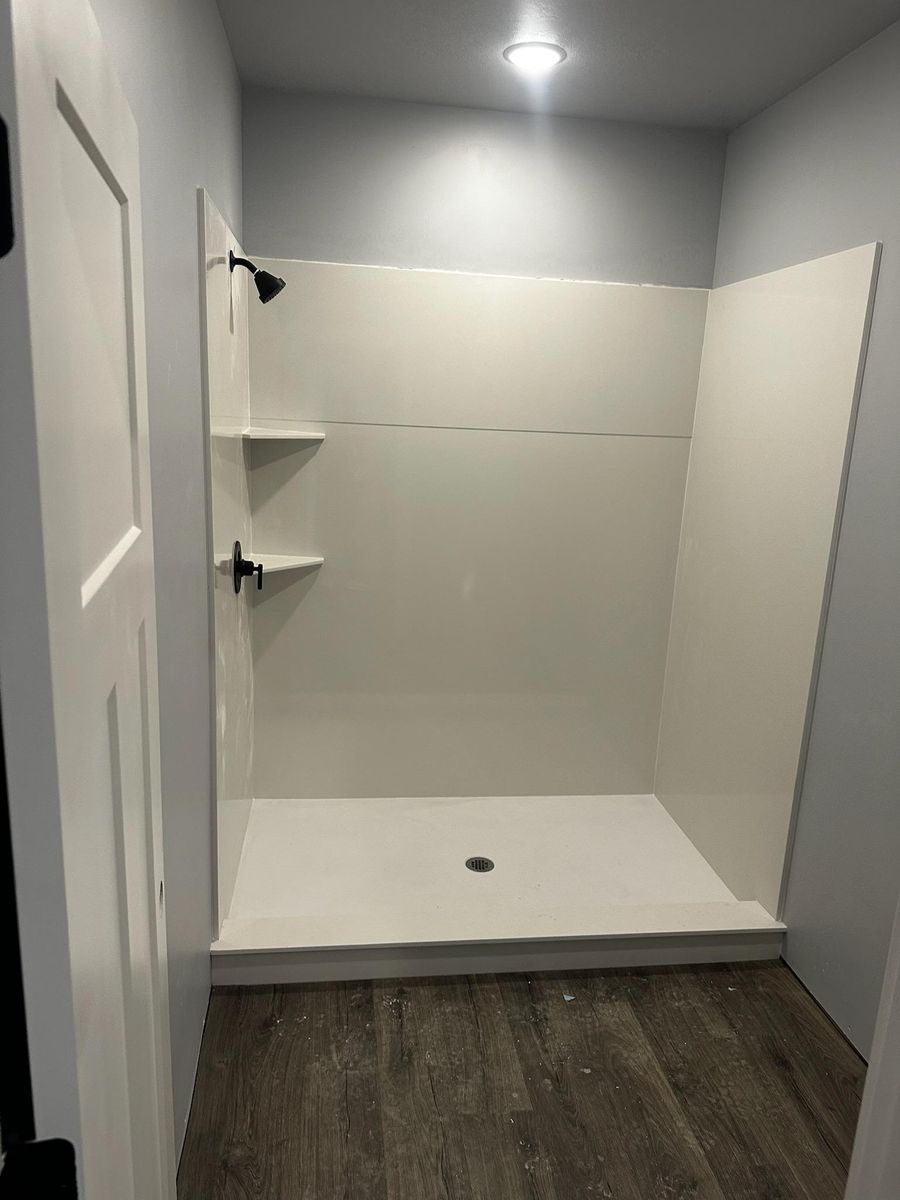 Shower for AKP Construction in Elwood, UT