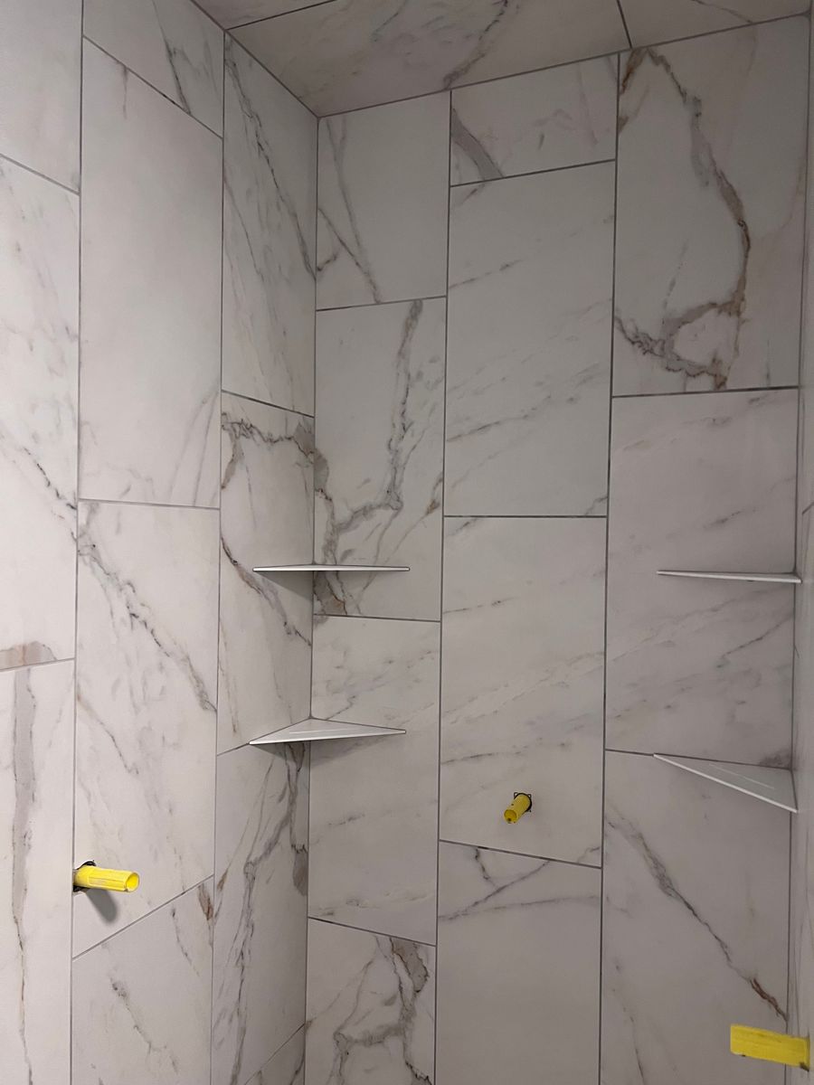 Bathroom Tiling for R. Royal Floors in Royalton, MN