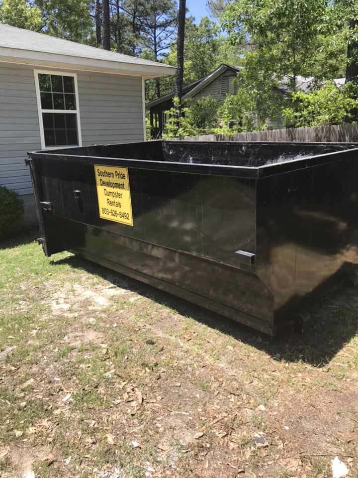 Roll-off Dumpster Services for Southern Pride Development in Blythewood, SC
