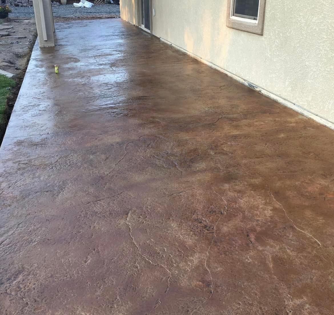 Stamped Concrete and Decorative Installation for RE Concrete LLC in Aspen, CO