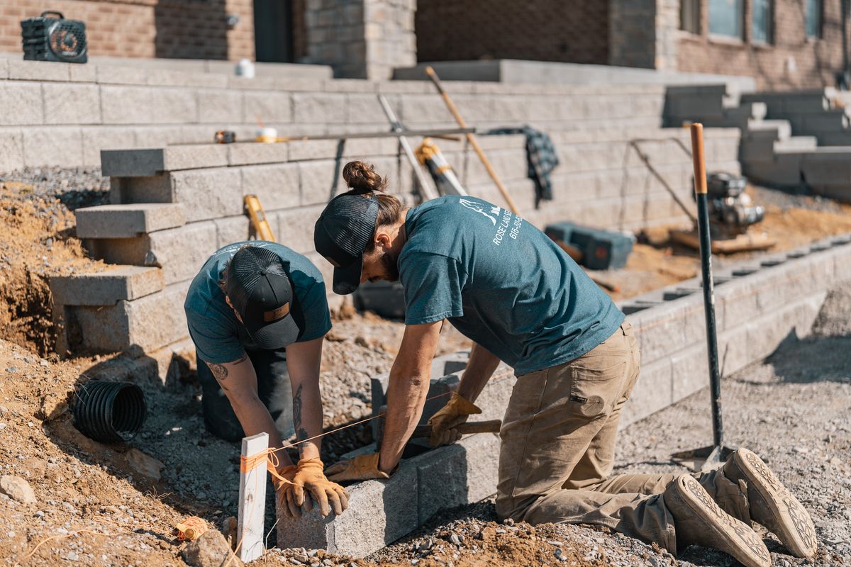 Hardscaping for Rose Land Services in Pegram, TN