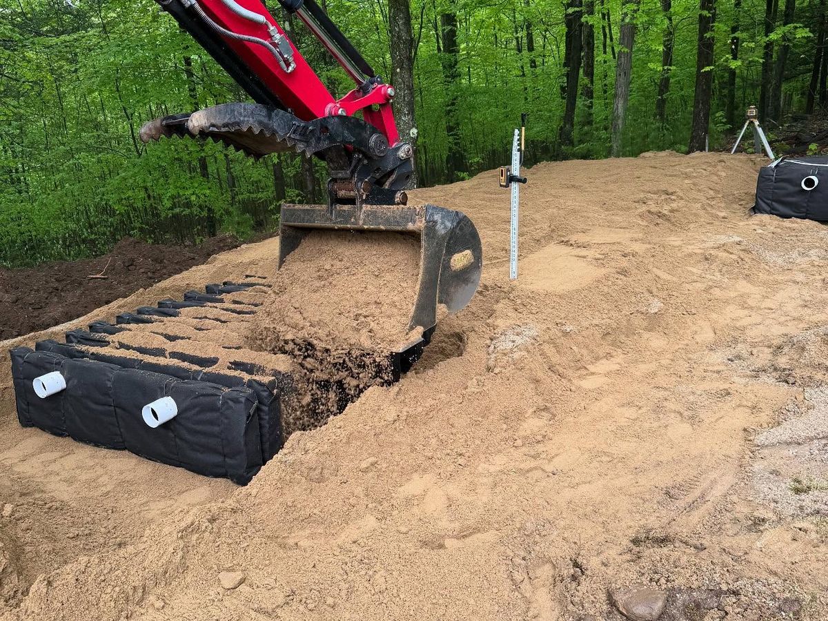 Septic Installs for Triple C’s Excavation in Ashford, CT