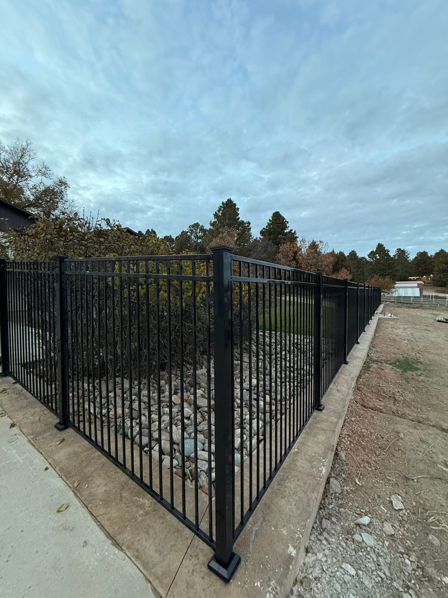 Fence Installation for DS Industries in Gillette, WY