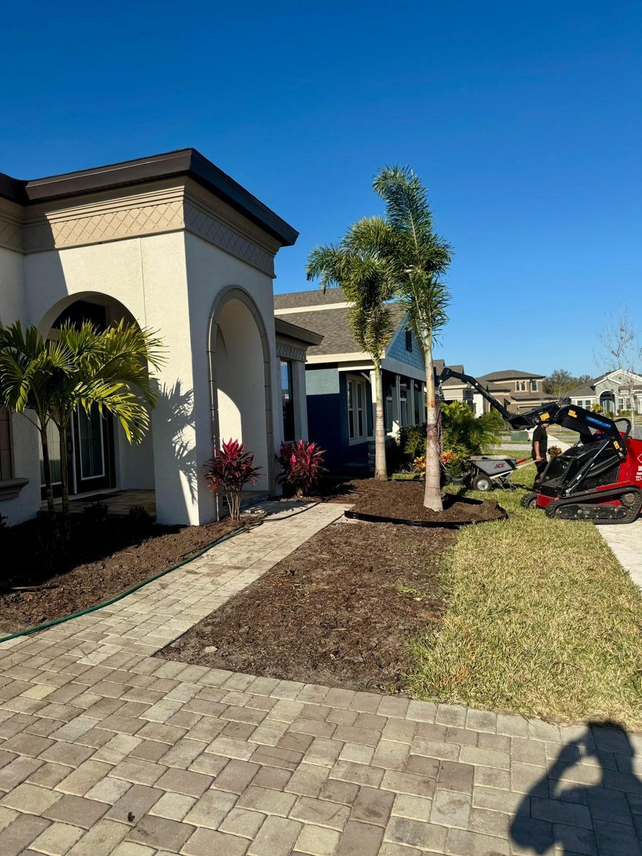 Land Grading for Shoreside Property Services in Apollo Beach, FL