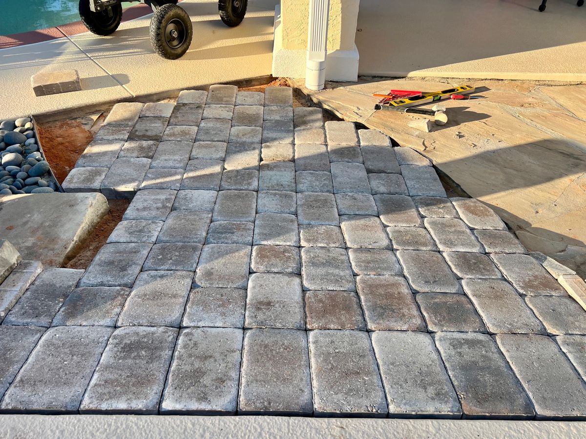 Paver Installation/Sealing for Ferrell’s Professional Painting & Home Services LLC in Panama City Beach, FL
