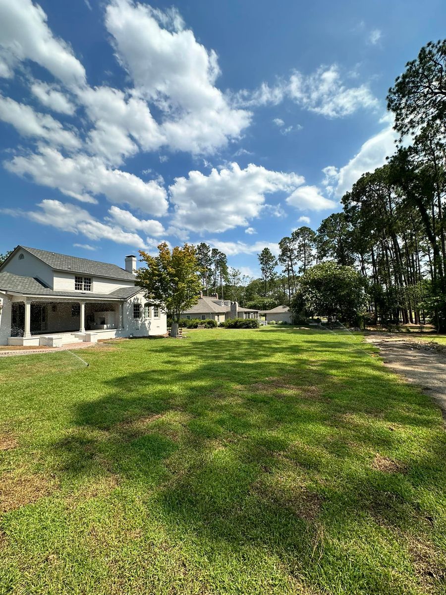 Mowing for Deep South Lawn Care in Moultrie, GA