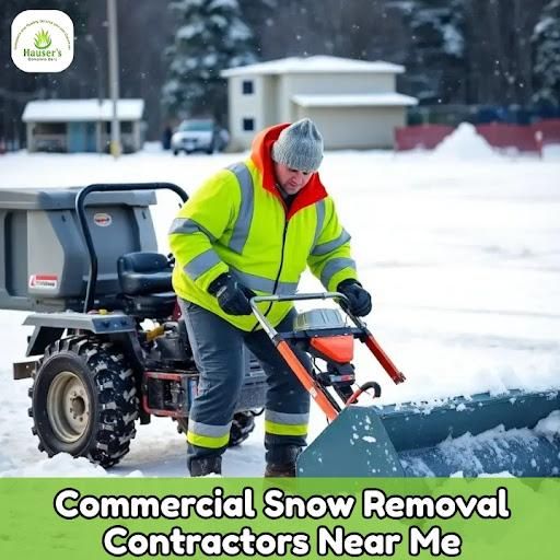 Commercial & Residential Snowplowing for Hauser's Complete Care INC in Lancaster, NY