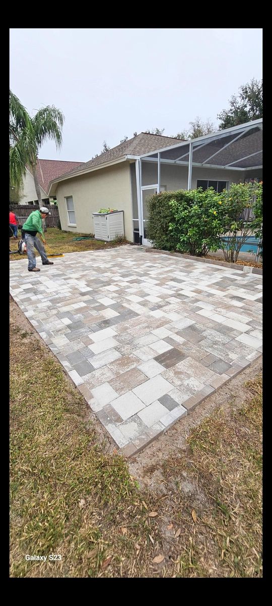 Landscape Installation for Tezna Landscaping, Trees & Pavers in Valrico, FL