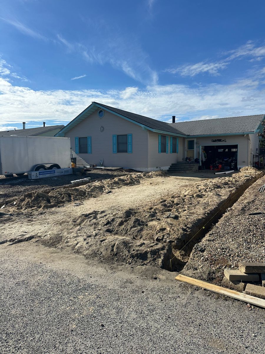 Concrete Driveway Installation for DiDaniele Masonry in Tuckerton, NJ