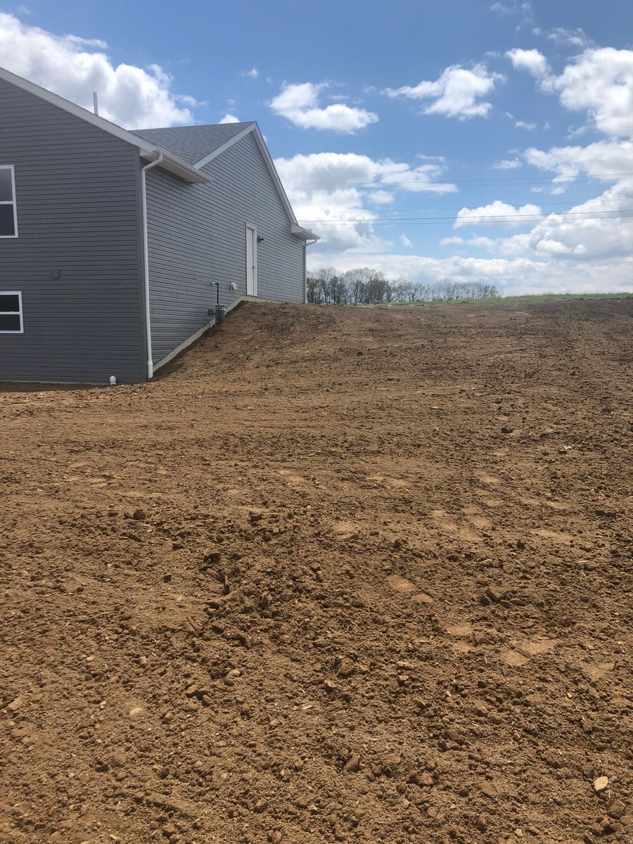 Grading for ASC Excavating LLC in Lucas, OH