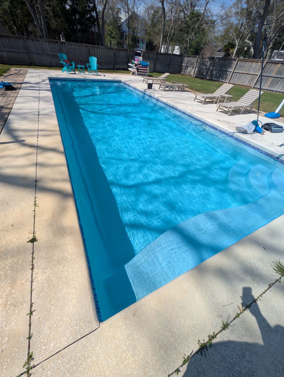 Pool Cleaning for Carolina-Blu Pool & Spa in Oak Island, NC