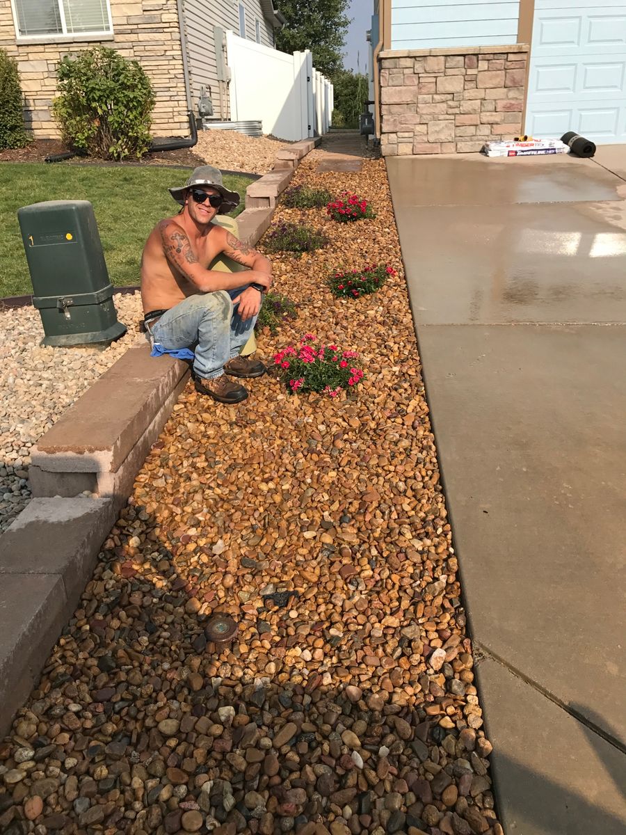 Landscape Design for Rock Masters Inc. in Evans, CO