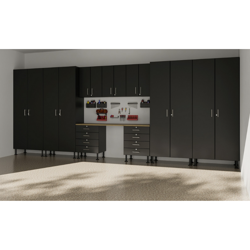 Garage Cabinet Installs for Drury Concrete Coatings in St. Charles, MO