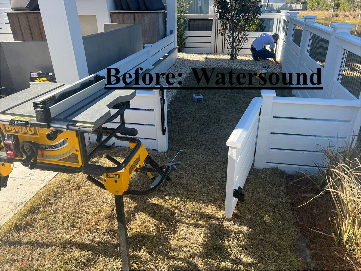 Full scale landscape design projects for Everything for the Home Inc. in Santa Rosa Beach, FL