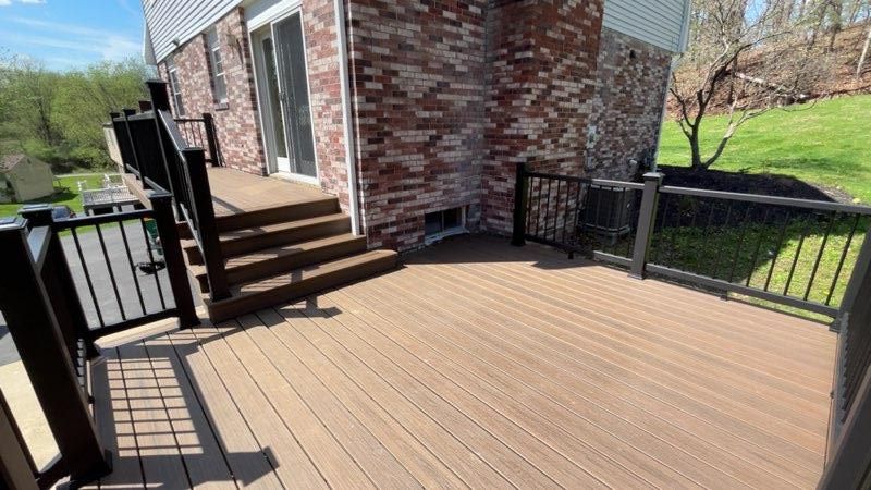 Deck & Patio Installation for Dahntahn Construction in Pittsburgh, PA