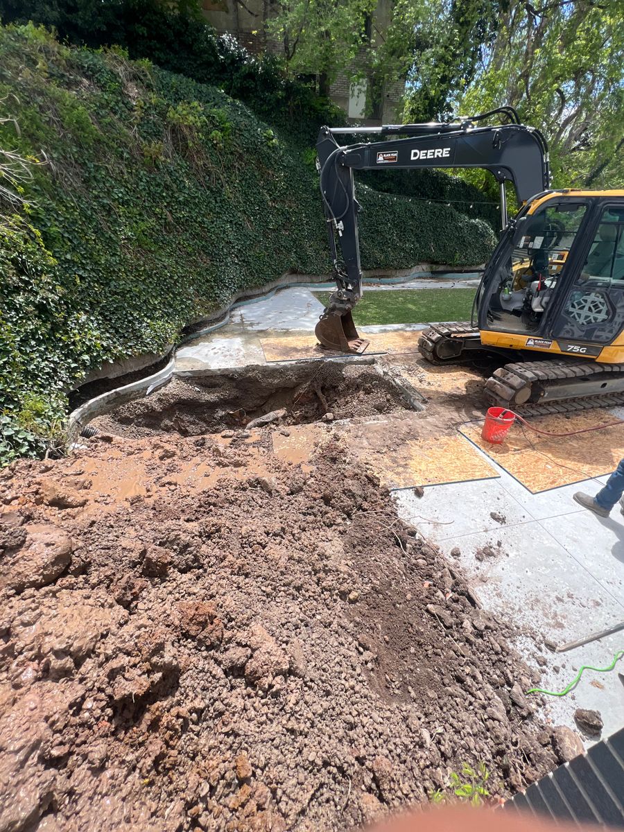 Site Preparation for Double C Plumbing & Excavation in Tremonton, UT