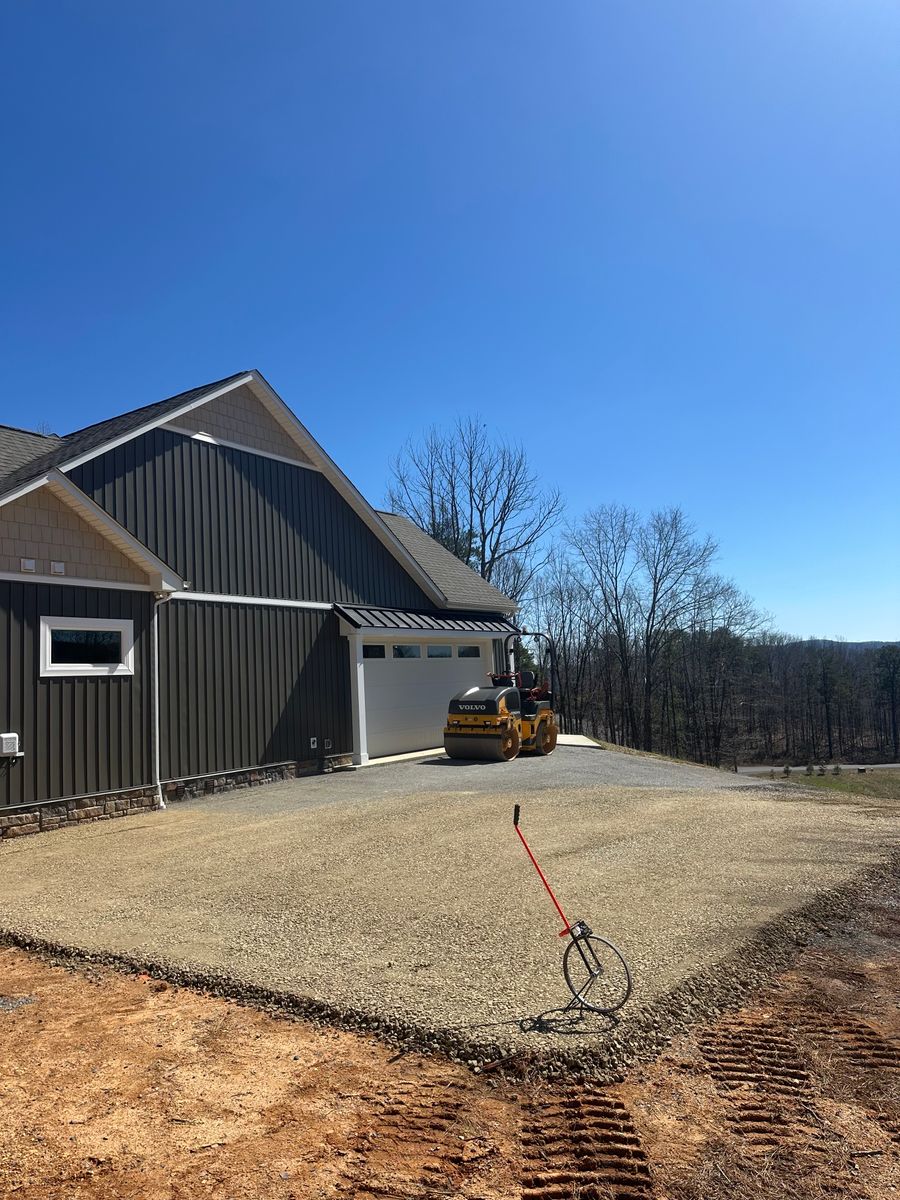 Grading for James R Carter Paving in Roanoke, VA