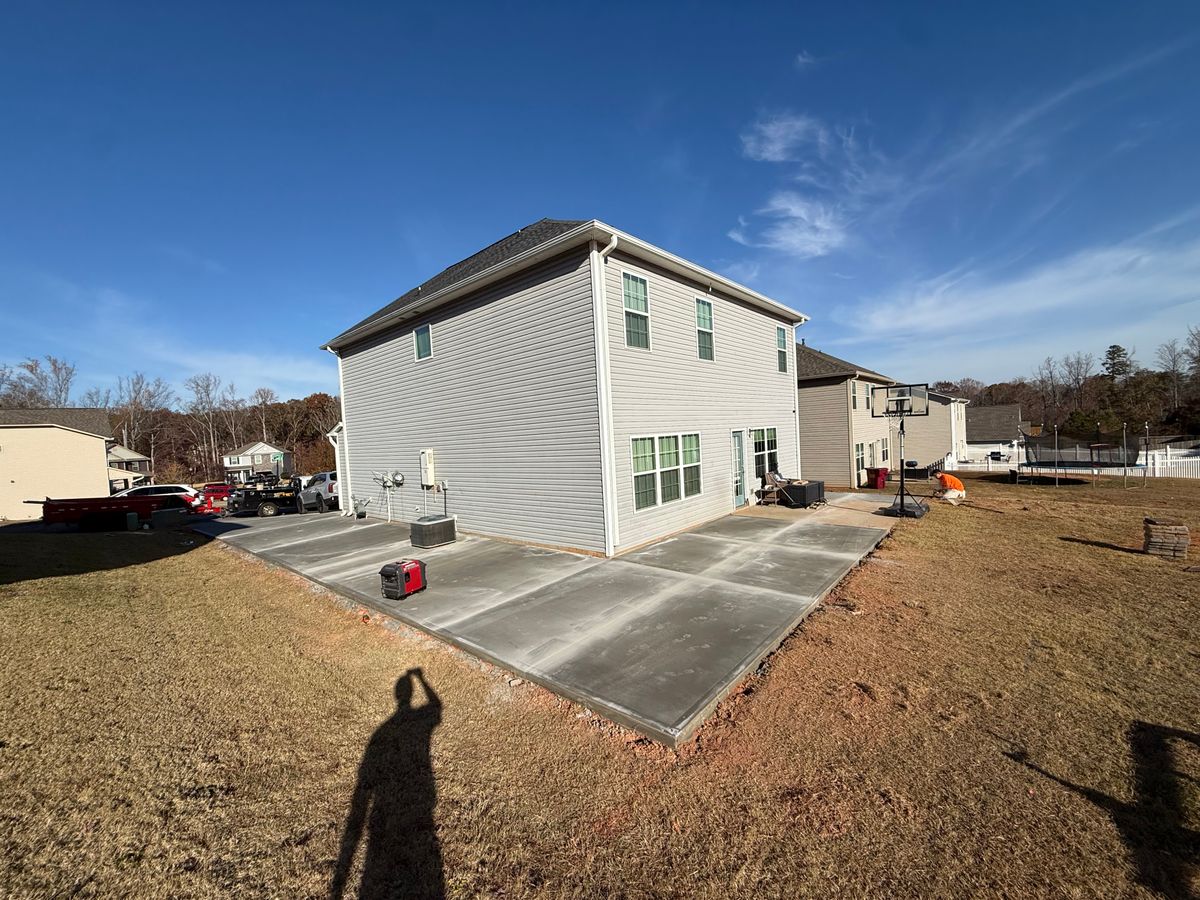 Concrete Driveway Installation for DH Construction & Concrete in Roebuck, SC