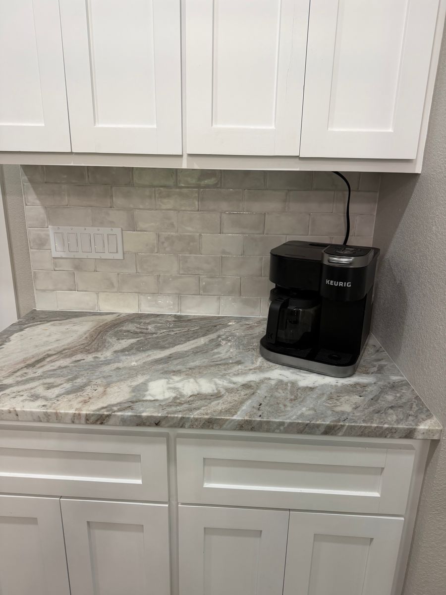 Kitchen Backsplash Installation for Harris Tile and Stone in Tyler, TX