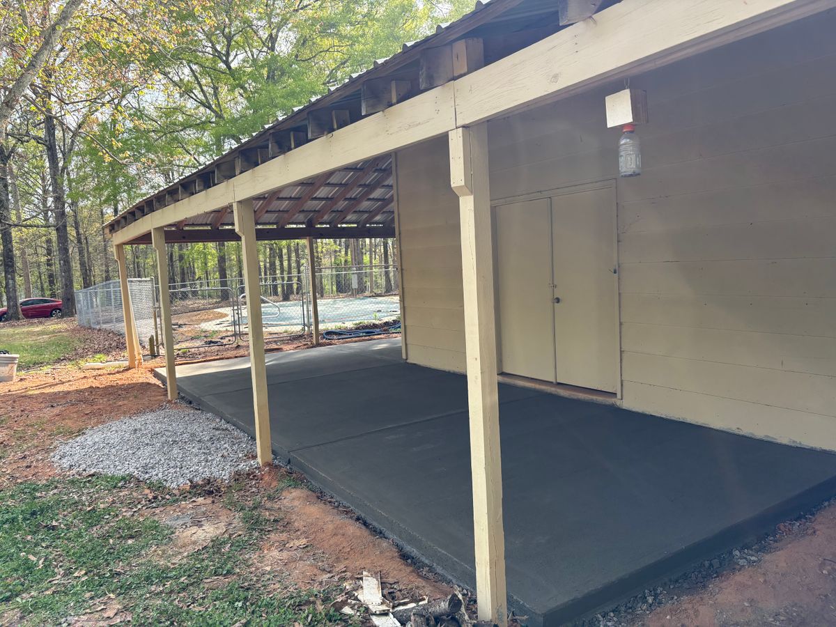 Concrete Slab Construction for Martinez Concrete Services in Griffin, GA