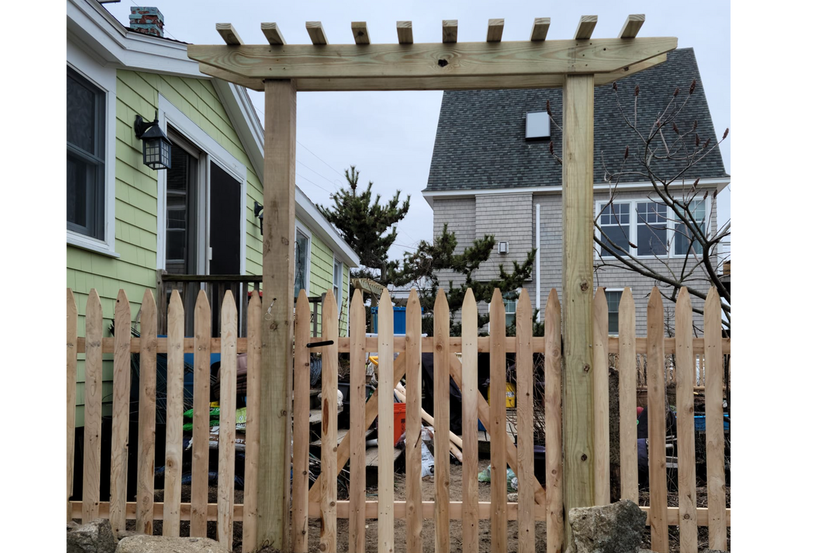 Wood Fencing Repair for Azorean Fence in Peabody, MA