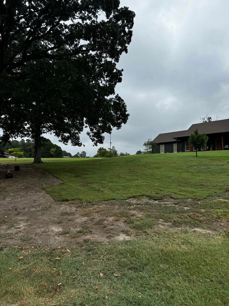 Sod Installation for Keener's Lawn and Landscape LLC in Quitman, TX