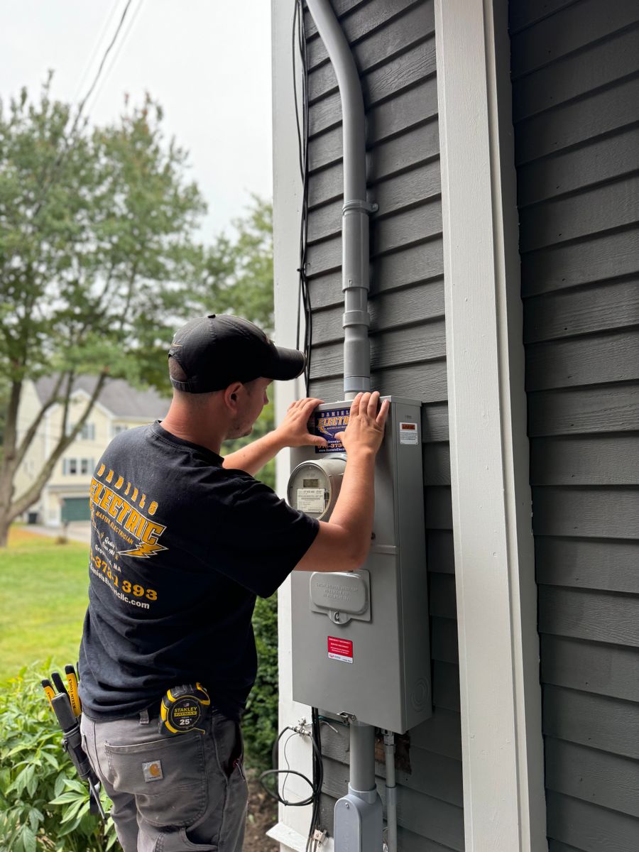 Electrical Panel & Service Upgrades for Daniels Electric in Groveland, MA