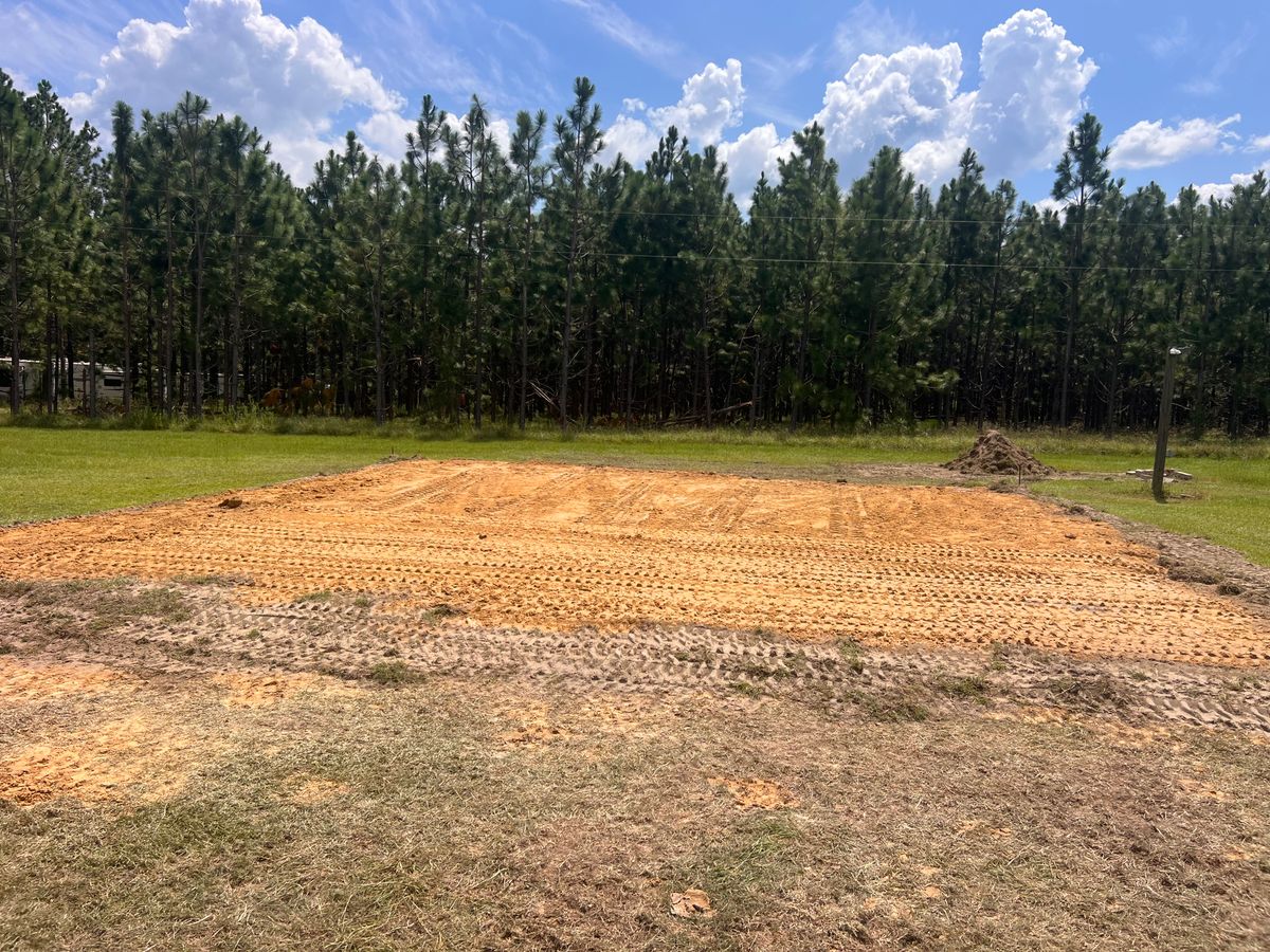 Grading for Coursey Construction in Metter, GA