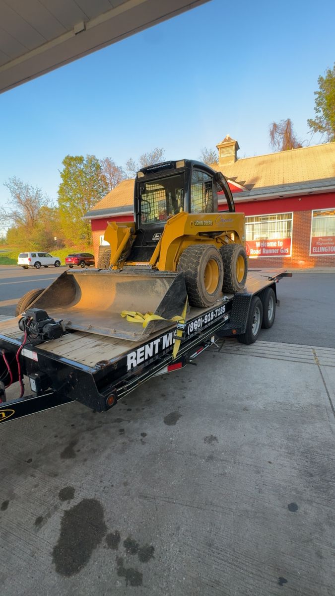 Tilt Deck Car Hauler for Chapman Rentals in Ellington, CT