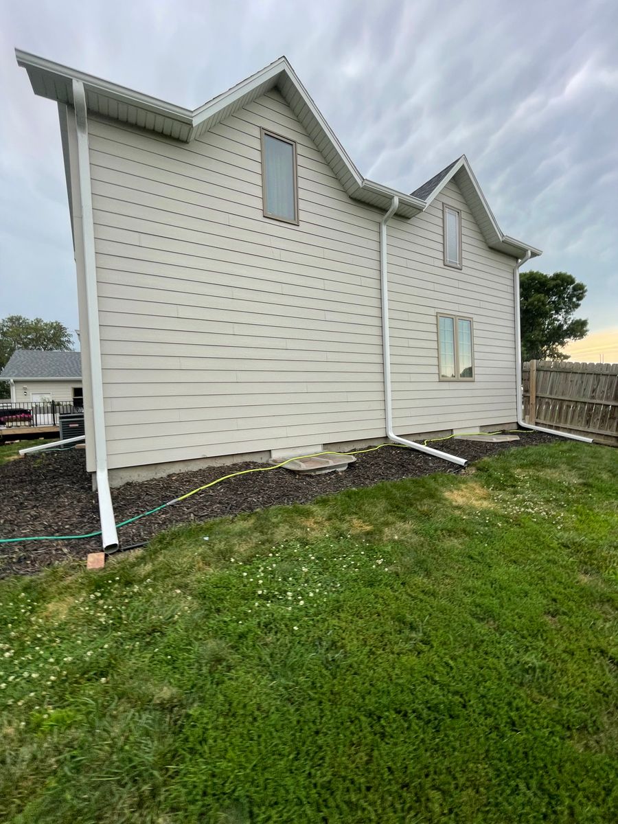 Aluminum Gutters Installation for The Gutter Man Seamless in Lexington, NE