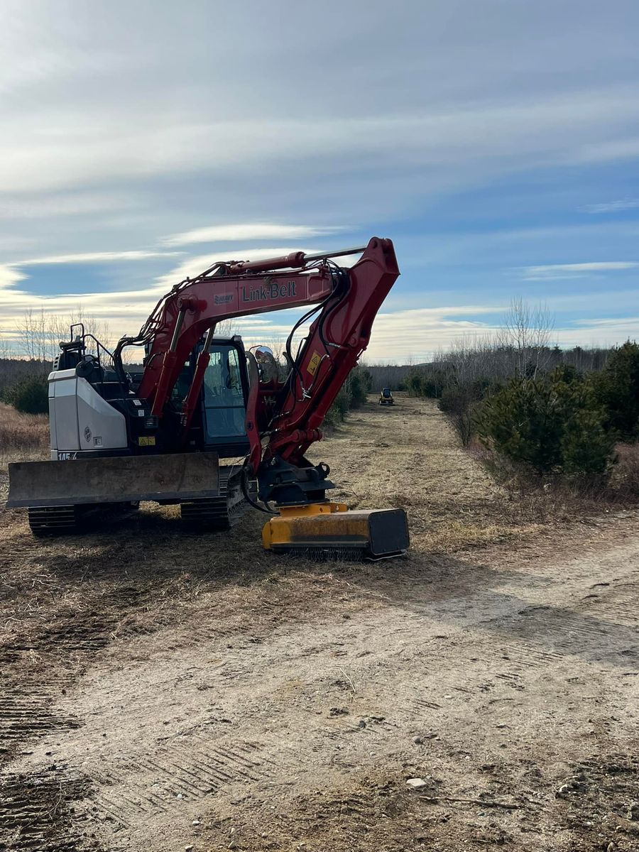 Site Preparation for Shufelt Excavation & Forestry Mulching in Gray, ME