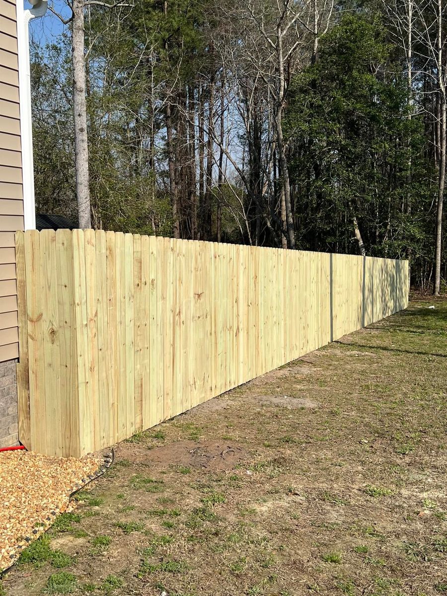 Fence Installation for TG Fencing LLC in Farmville, NC