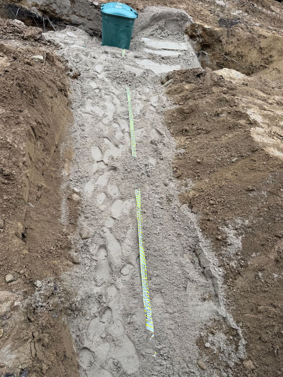 Under ground propane tanks for Triple C’s Excavation in Ashford, CT
