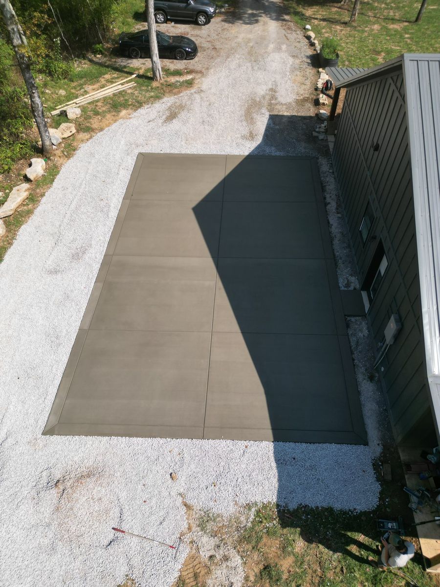 Patio Design & Installation for Providence Concrete, LLC in Murfreesboro, Tennessee