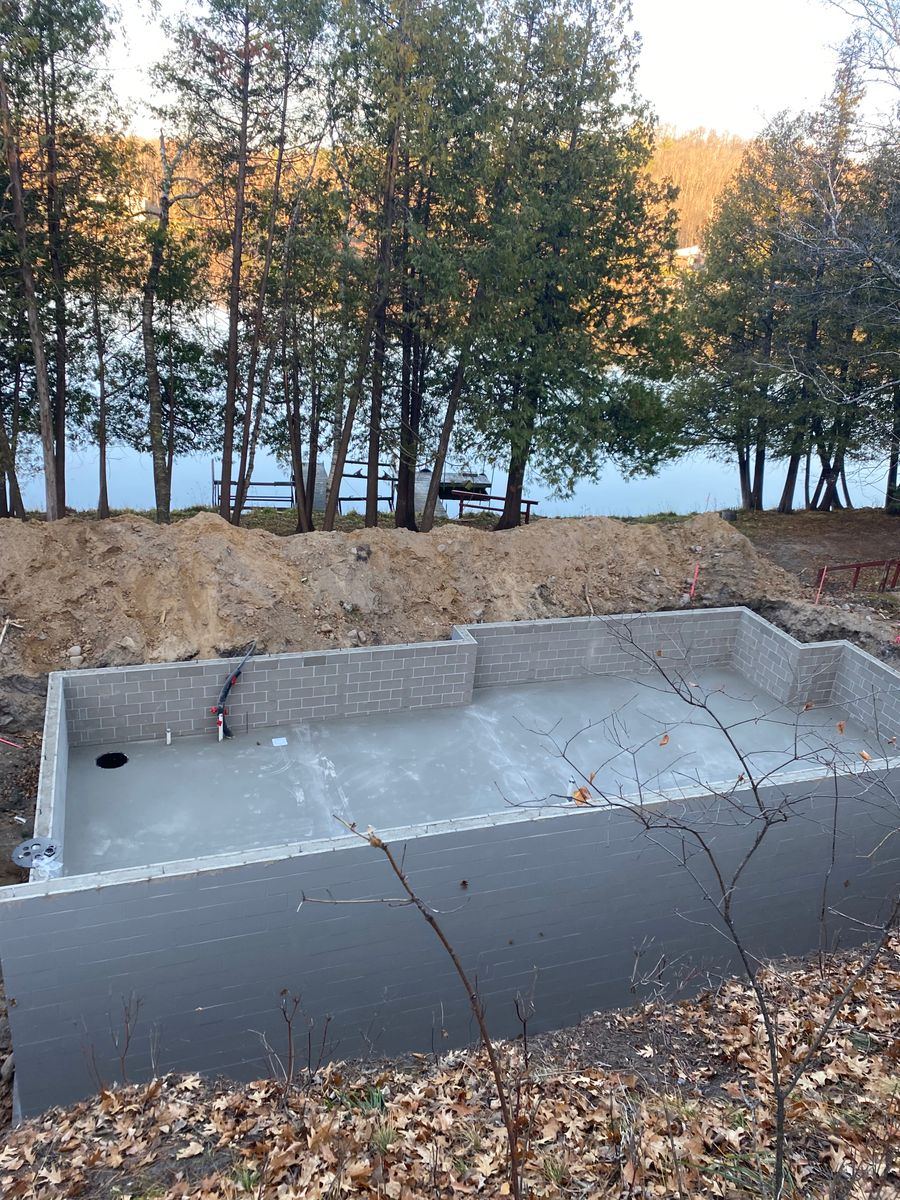 Concrete Slab Construction for Nick's Concrete & Masonry in Baxter, MN