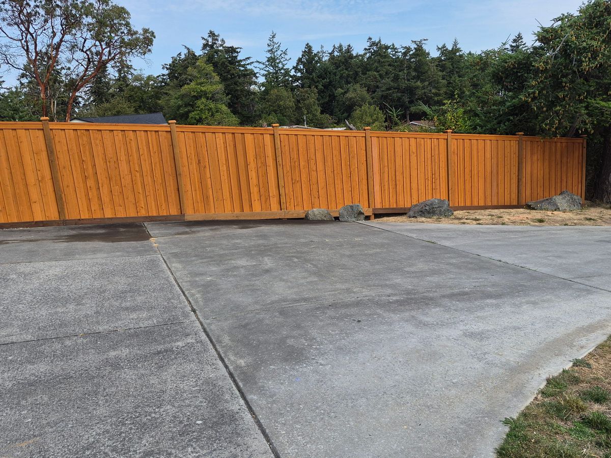 Fence Installation for McBride and Sons Fence in Camano, WA