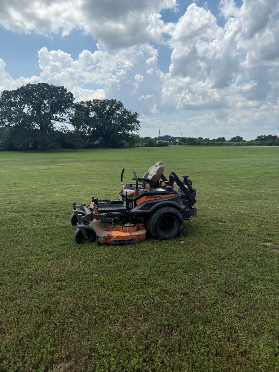 Mowing for Sandoval Lawn Care in Muldrow, OK