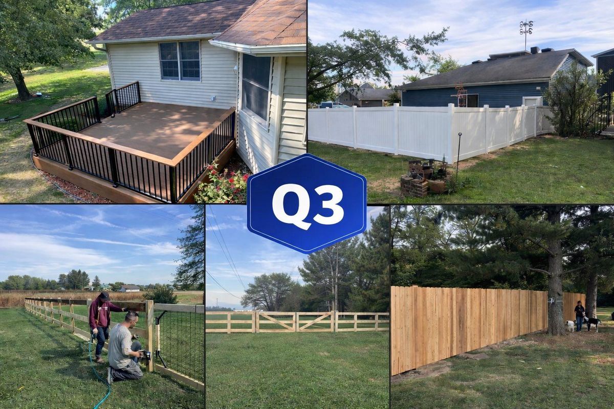 Fence Installation & Repairs for Risner Construction in De Motte, IN