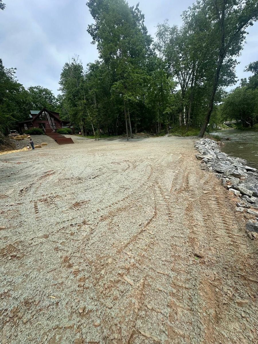 Leveling for CSM Hauling in Rutherfordton, NC