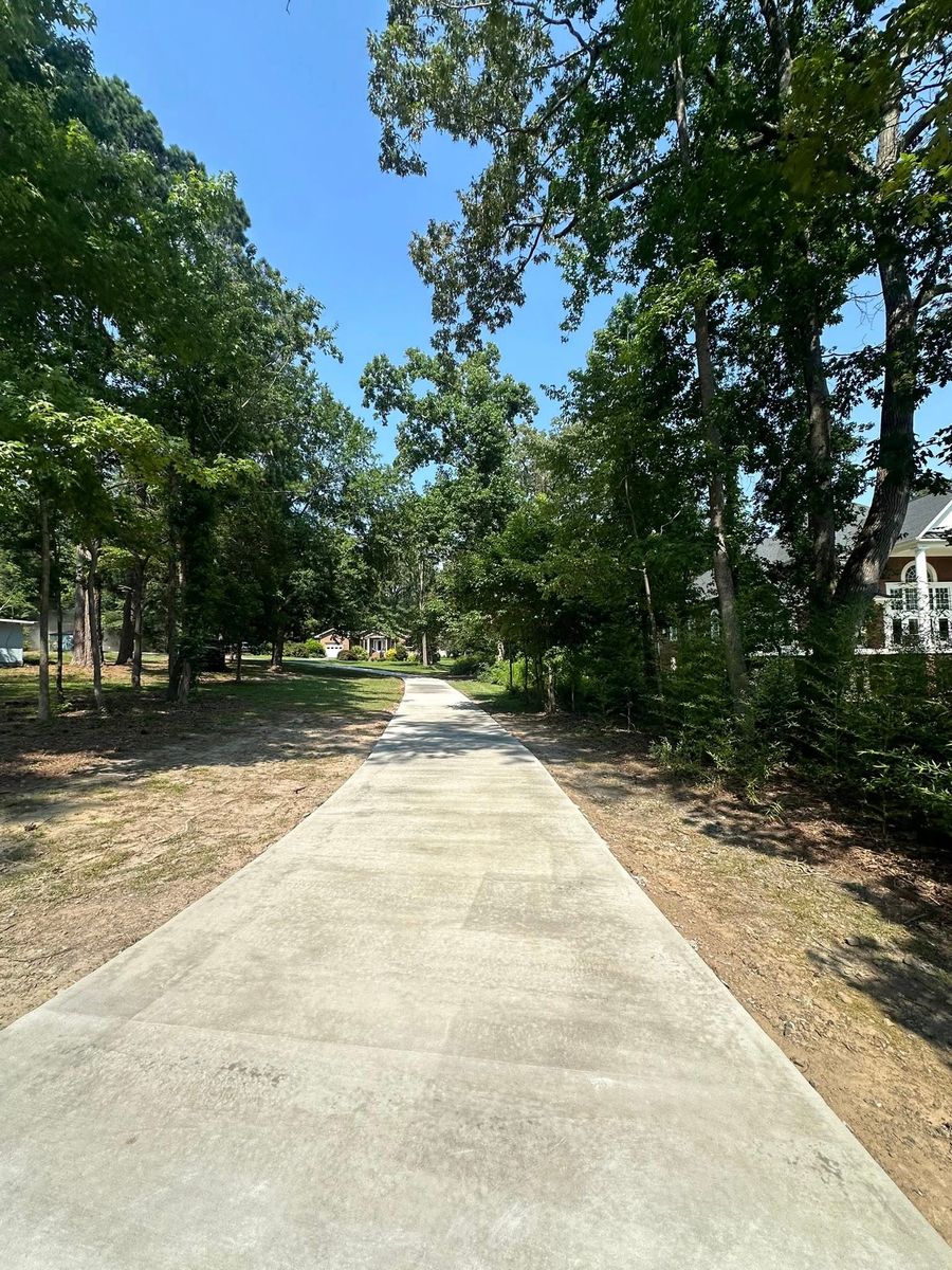 Sidewalk Installation for Big League Concrete and Grading in Batesburg-Leesville, SC