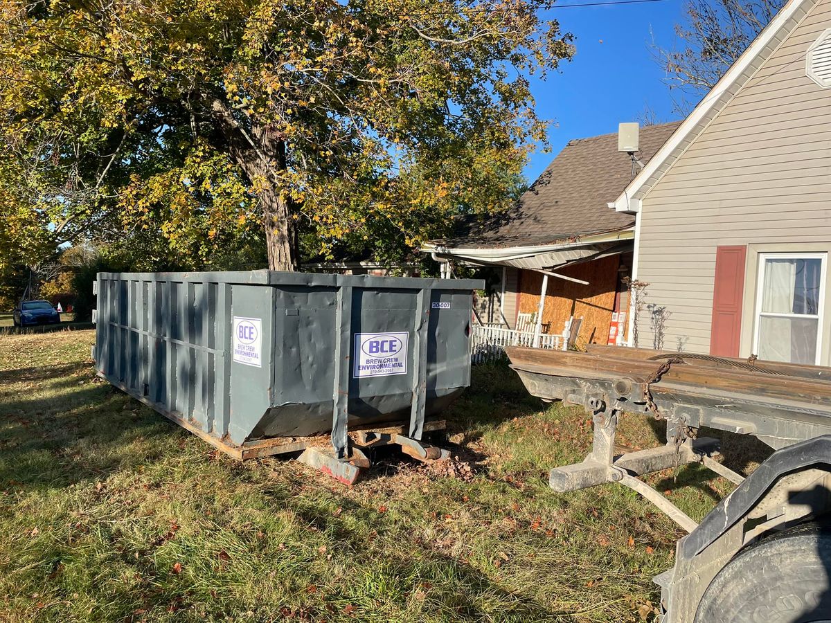 Residential Trash Pickup for Brew Crew Environmental in Greenville, KY