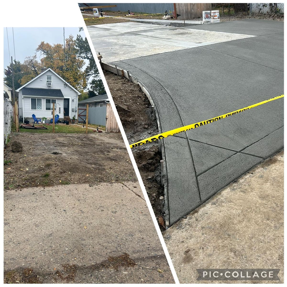 Concrete Slab Construction for G&A Contracting, LLC  in Germantown, OH