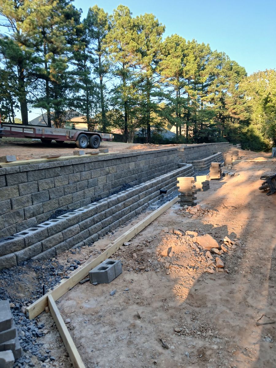 Patio Design & Construction for Mendoza landscaping and lawn care in England, AR