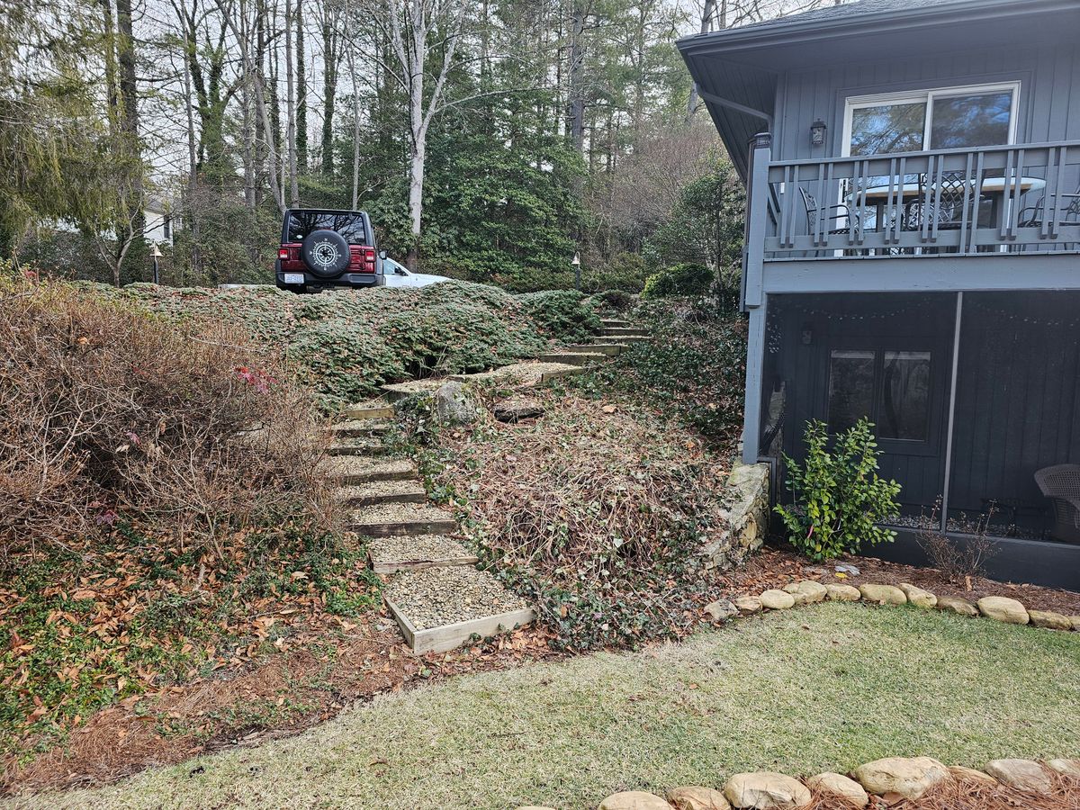 Grading services for Acosta's Stone work in Hendersonville, NC