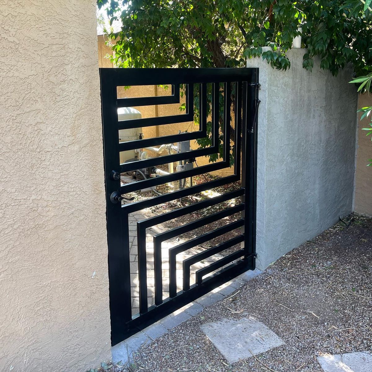 Man Gates for Metal Art Deco in Glendale,  AZ