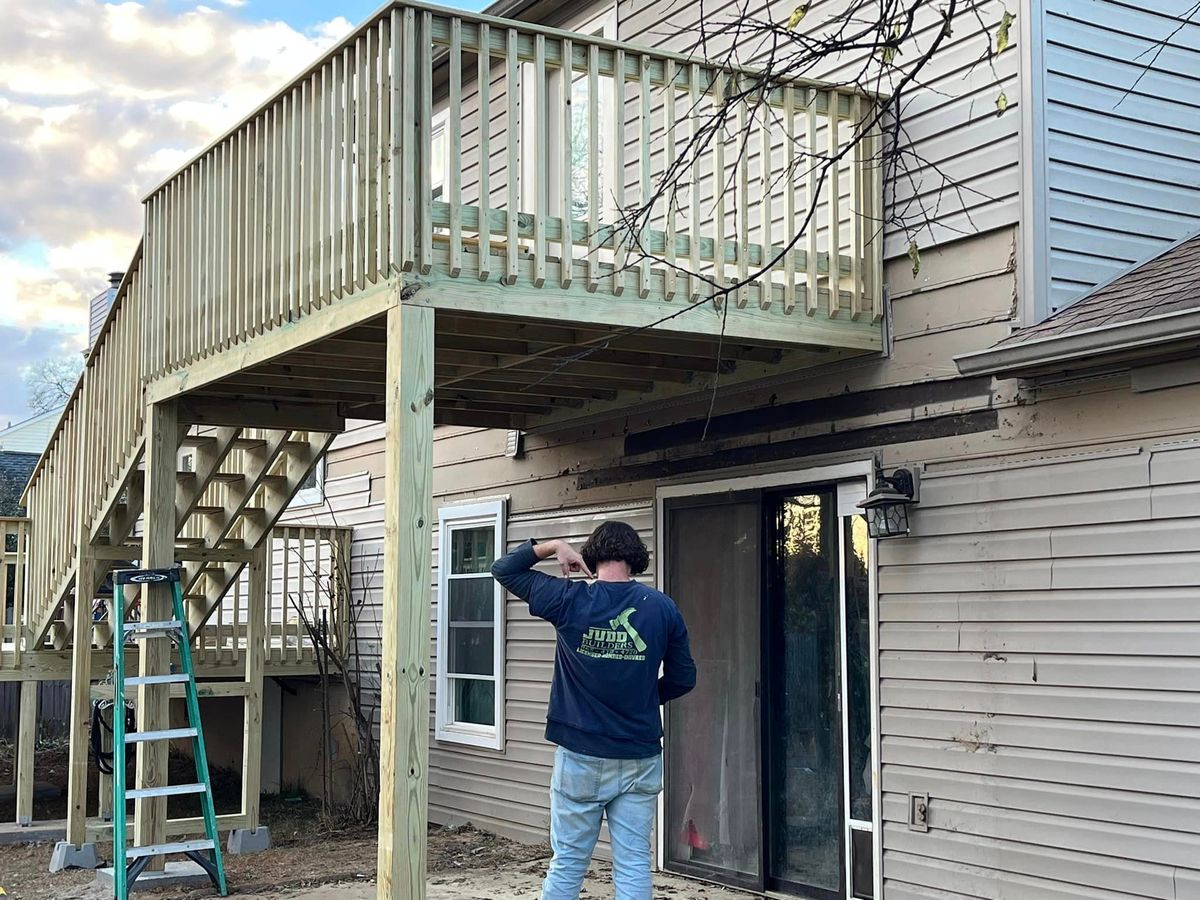 Deck & Patio Installation for Judd Builders in Gatlinburg, TN