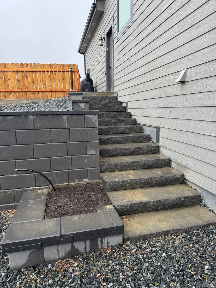 Retaining Wall Construction for Precision Landscape in Casper, WY